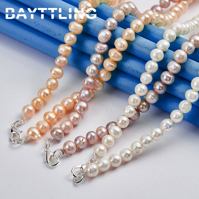 Collar de Perlas Elegante de P - Pearl Trim Chain reseña y precio