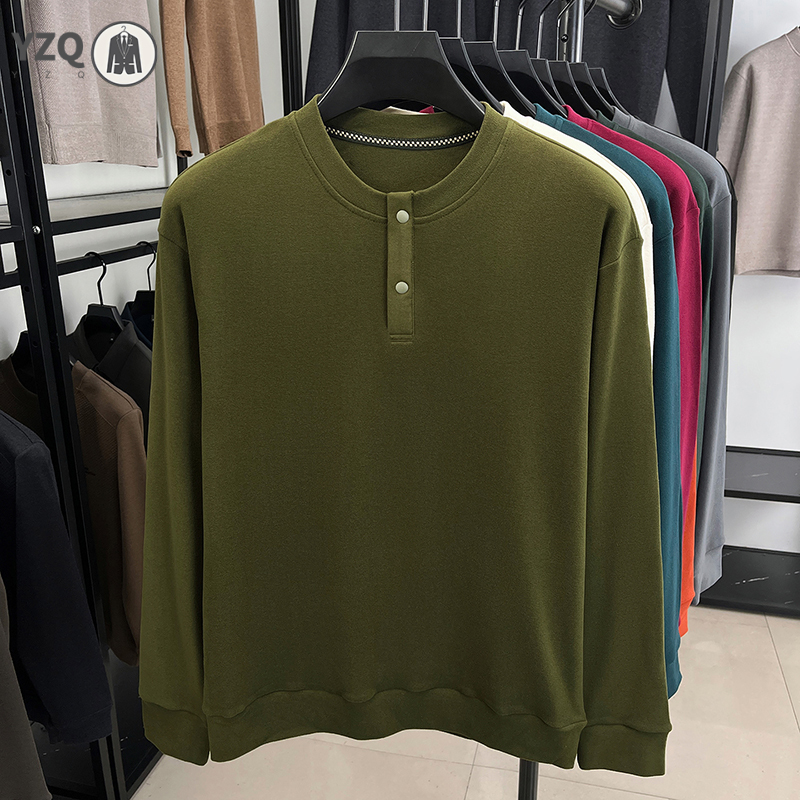 Camiseta Henley de manga larga - Embellish Knit reseña y precio