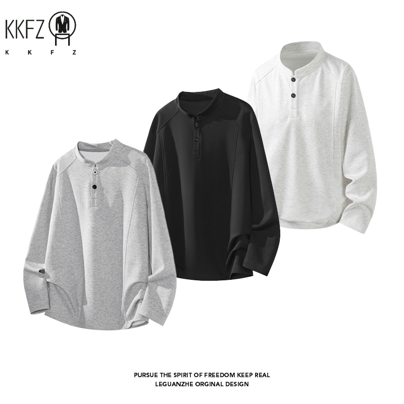 Suéter Henley de Manga Raglán  - Embellish Knit reseña y precio
