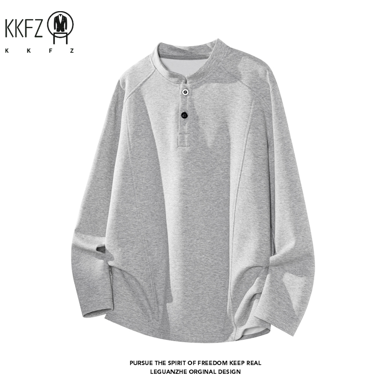 Suéter Henley de Manga Raglán  - Embellish Knit reseña y precio