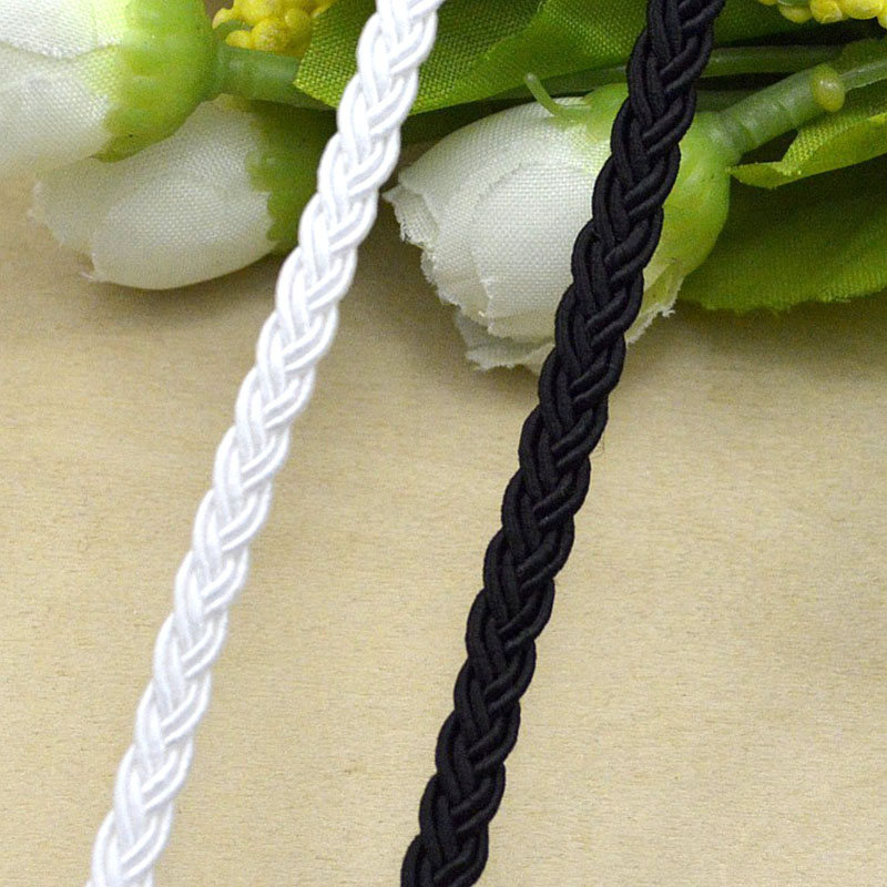 Cordón Trenzado Blanco y Negro - Cord Trim Twisted reseña y precio